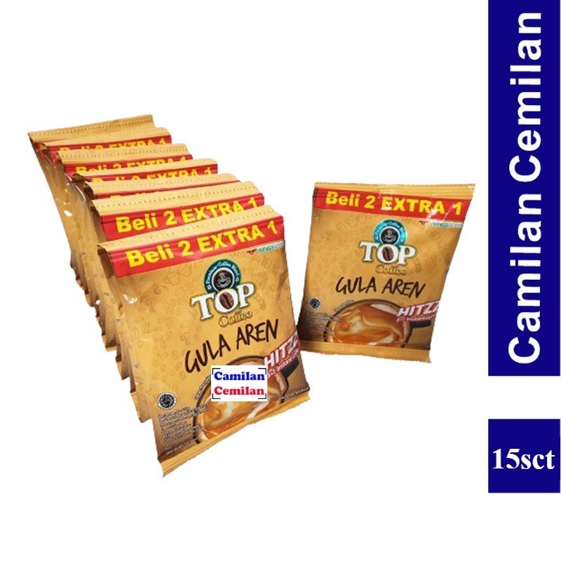

Top Coffee Kopi Instan Gula Aren isi 15 sct x 22 gr