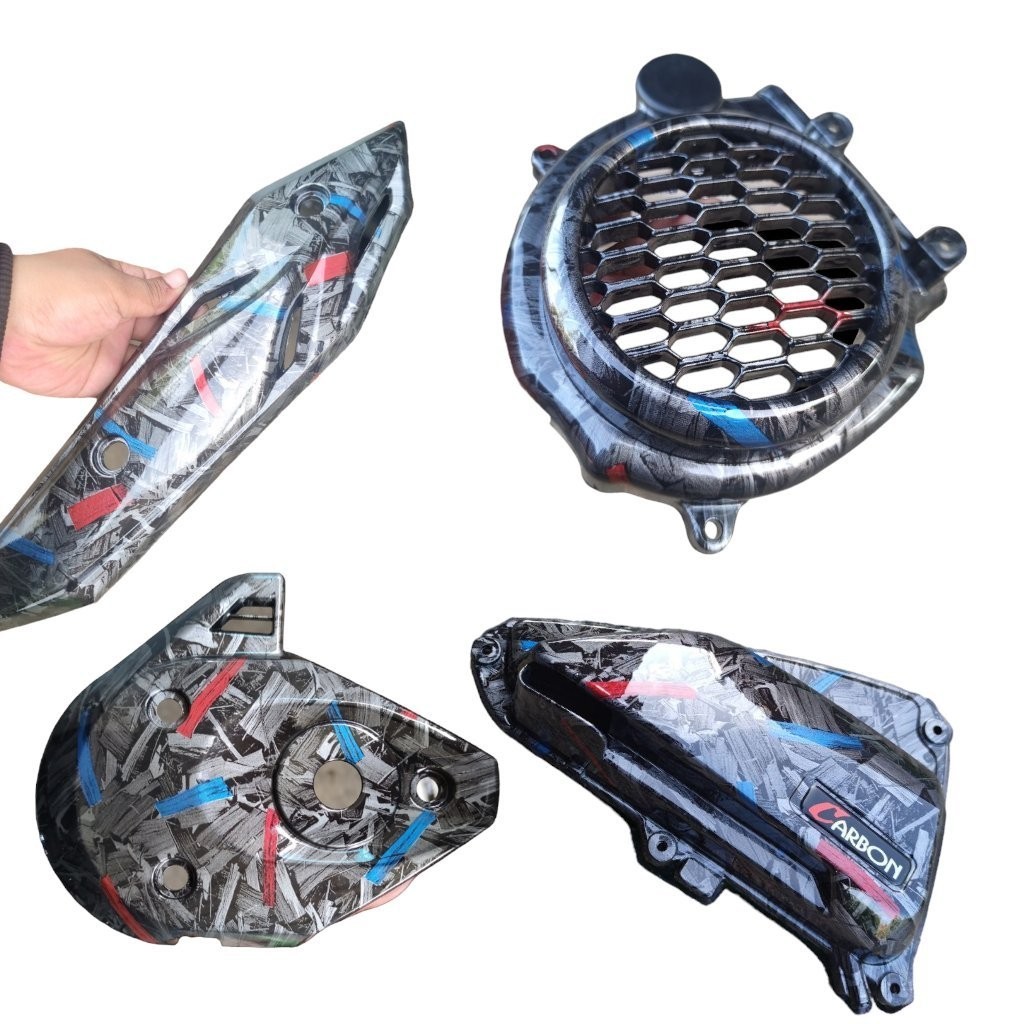 Paket Carbon forged BeAT DELUXE beat LED ngvariasi
