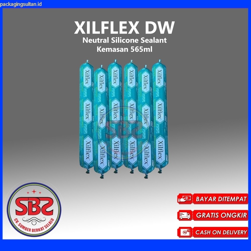 XILFLEX DW LEM Sosis Silicone Sealant Lem Kaca Kayu Aluminium Kusen DLL - Sealant Silicone Netral XI
