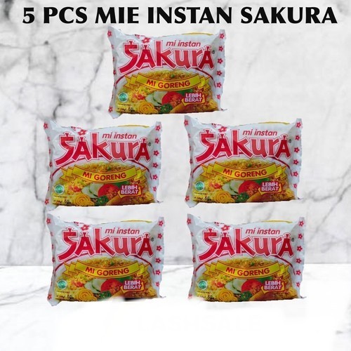 

Mie sakura instan per 5 pcs