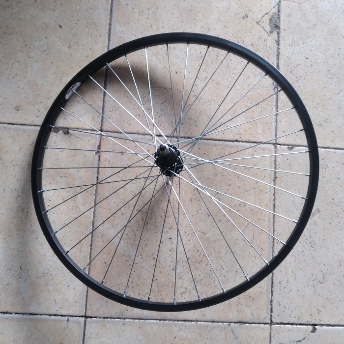 velg/rims sepeda wheelset 26 MTB genio alloy hitam 36H