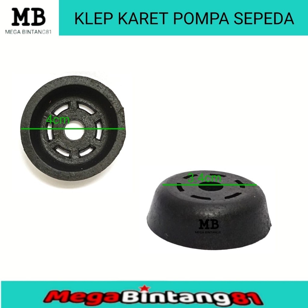 klep karet pompa sepeda besar