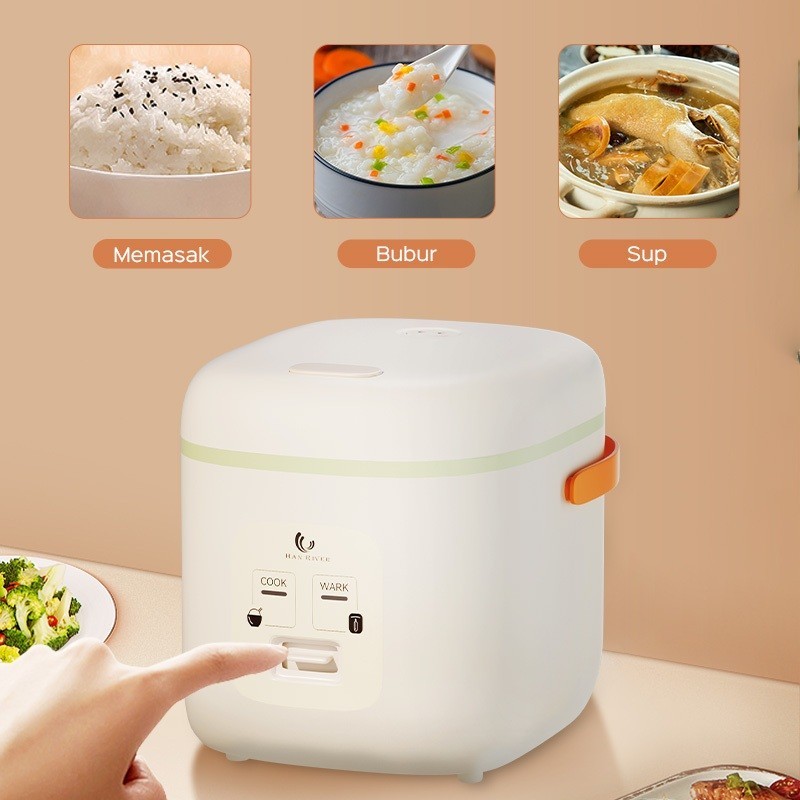 Promo Terbaru Han River Medan Rice Cooker 0.8L Magic Com Mini 400W