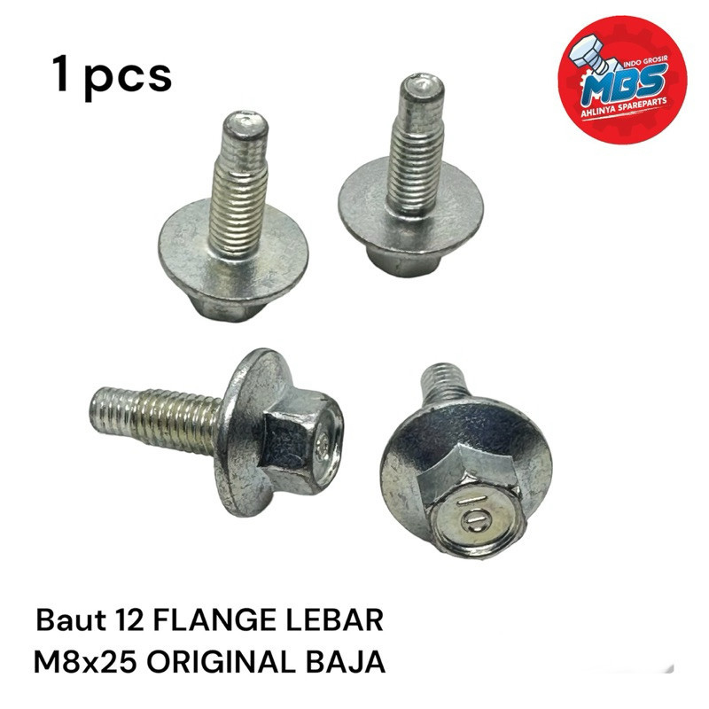 

Grosir BOLT FLANGE M8 BAUT TOPI RING LEBAR M8x25 ORIGINAL BAUD 12 FLANGE KALUPER CAKRAM JOK DLL