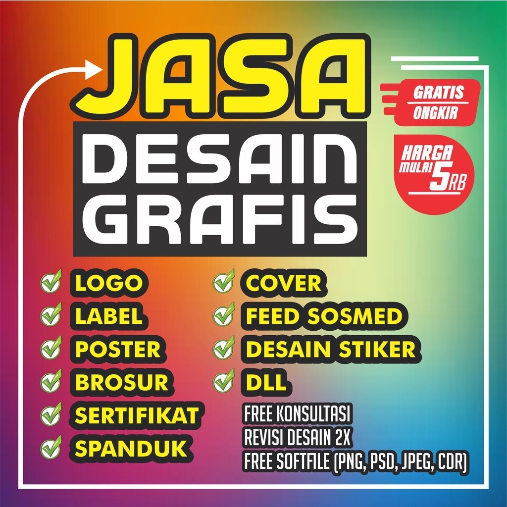 JASA DESAIN LOGO, SPANDUK, POSTER, SERTIFIKAT, BROSUR, LABEL KEMASAN DLL UNIK [Proses Cepat]