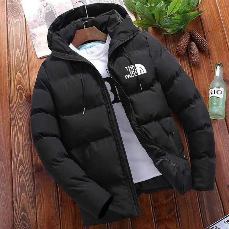 Men's warm standing collar jacket, casual outdoor parka, street coat, new, winter, 2024  thirt homme