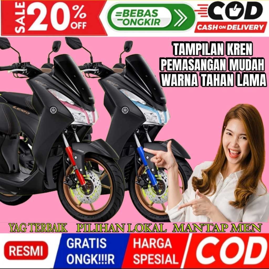 Cover Shock Yamaha Lexi, Cover Shock Depan Lexi