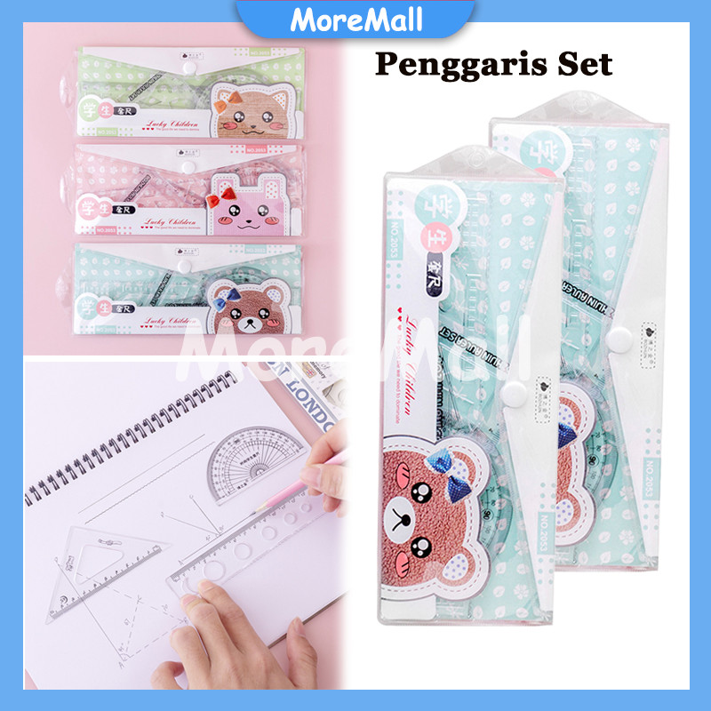 

1 Set Isi 4 Penggaris /Penggaris Garisan Set