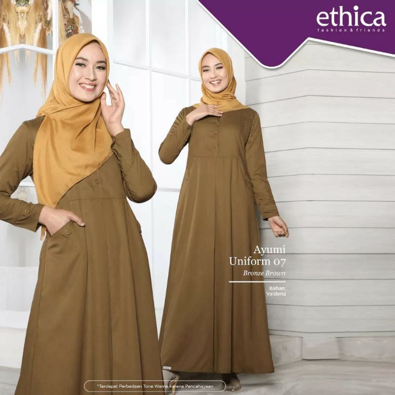 ETHICA Gamis Seragam Stelan Rok ASN/PDH Ayumi Uniform 07