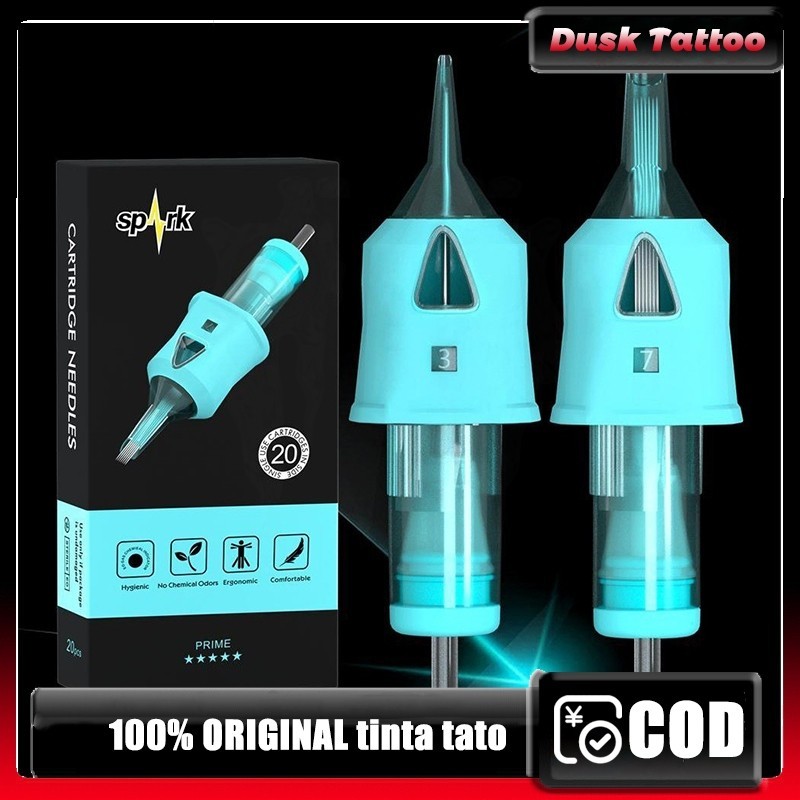 5pcs/set Tattoo cartridge needle Jarum tato terintegrasi Jarum kartrid tato Jarum kartrid tato Jarum