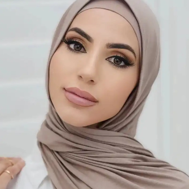 

Muslim Matching Premium Jersey Hijab Set Matching Color Jersey Hijab With underscarf Shawls Supplier