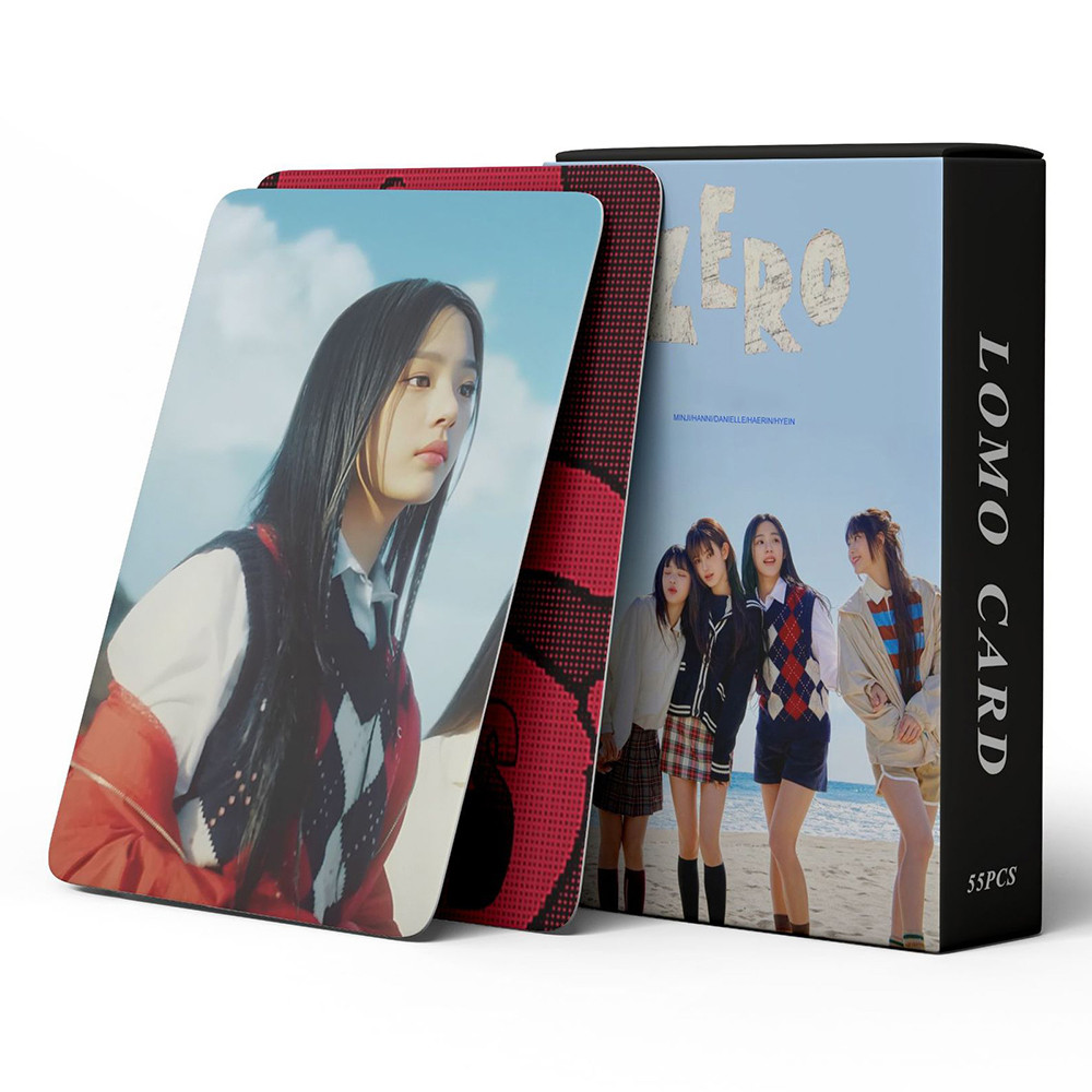 

55pcs/set New Kpop Jeans How Sweet Photo Album Club Attention Lomo Cards High Quality HD Jean