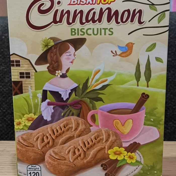 

Biskitop Cinnamon Biscuit 120gr/Biscuit kayu manis/ Biscuit Lebaran