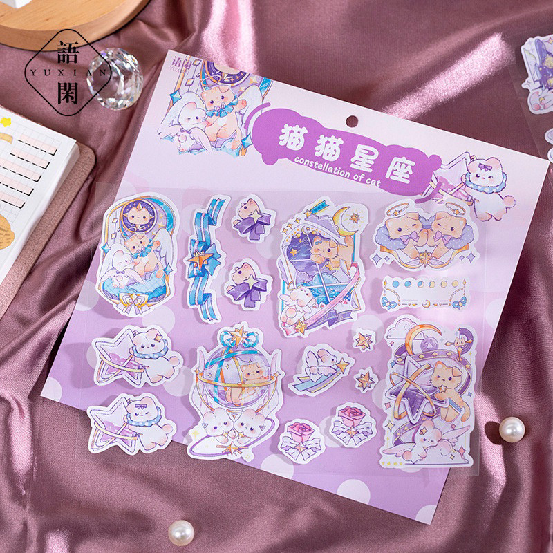 

Journamm.id Stiker Berbicara Kucing Persik Seri Mimpi Fantasi Kartun Lucu Gadis Buku Panduan Bahan Stiker Dekoratif 2 buah menjadi 4 jenis
