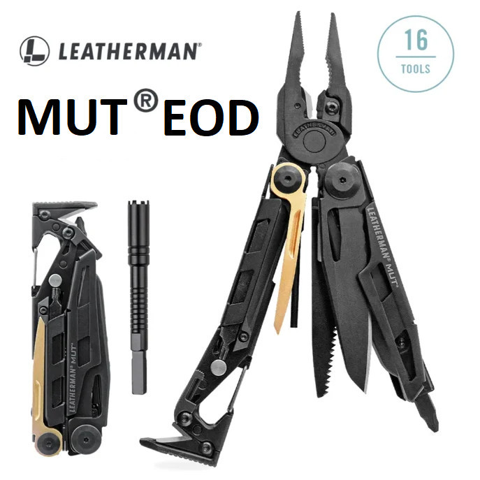 LEATHERMAN MUT 16 IN 1 With EOD ACCESSORY KIT and MOLLE SHEATH Multifunction Tool
