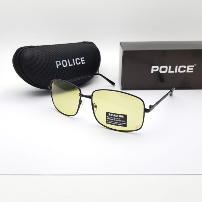 Kacamata/Sunglasses Pria/Wanita Police 1918 Photocromic +Cleaner Promo