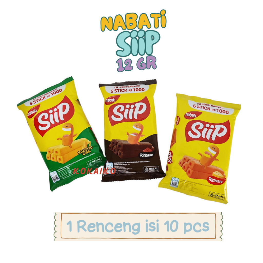 

Nabati Siip 1 Pax isi 10 pcs @12gr