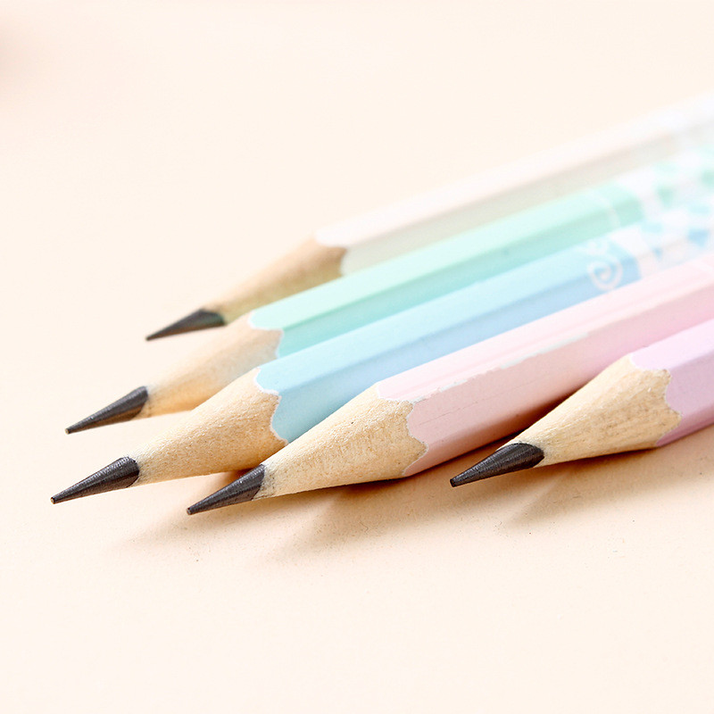

10pcs Kawaii Wood Pencils HB Graphite Pencil for School Office Supplies Stationery Cute environmental HB pencil