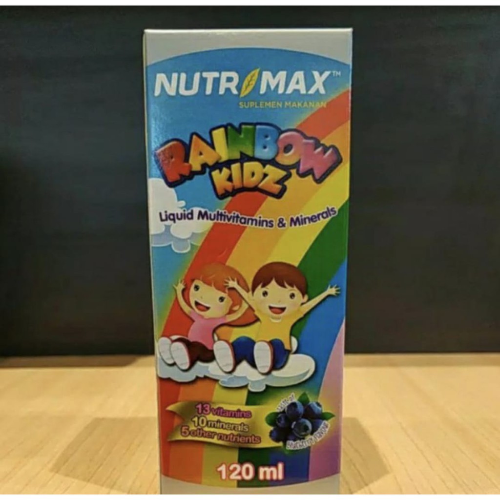 NUTRIMAX RAINBOW KIDZ 120ML VITAMIN ANAK MULTIVITAMIN ANAK KIDS