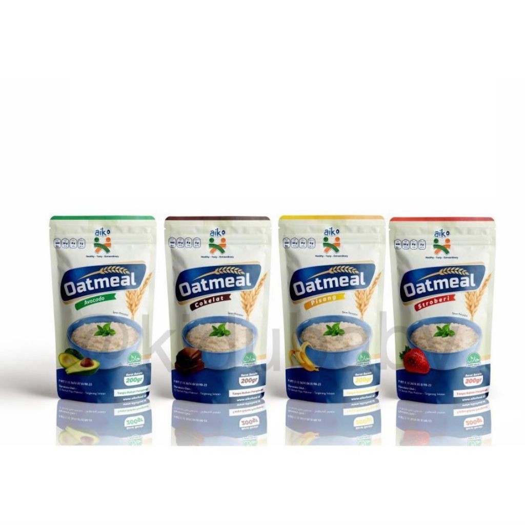 

PROMO MERIAHH !!! TERMURAH !! Aiko Oatmeal Abon Kaldu Ayam Sapi Salmon Jamur Stroberi Pisang Avocado Cokelat