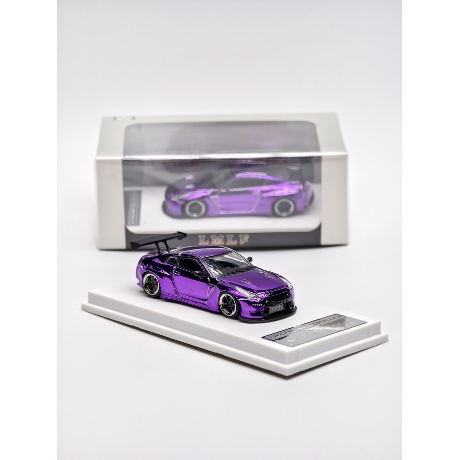 LMLF Nissan GTR R35 Pandem Rocket Bunny GT Wing Electroplate Limited Edition Purple