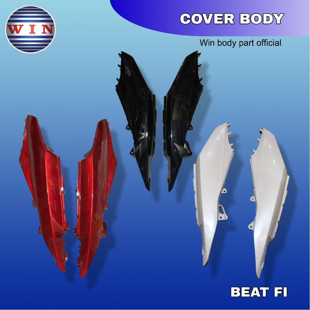COVER BODY TEBENG BODY SAMPING SET KANAN KIRI BOX BODY MOTOR BEAT FI K25 WIN TERLARIS