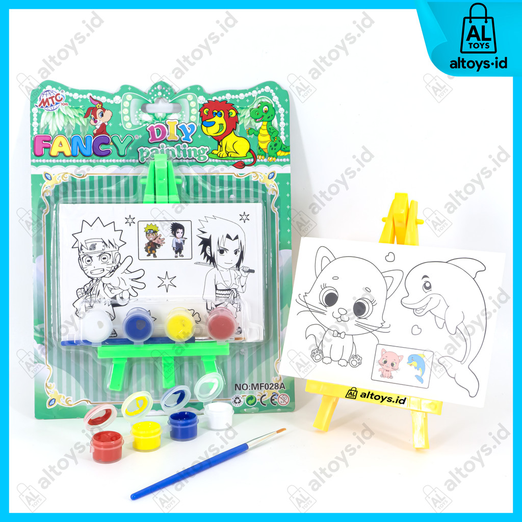 

DIY Painting Fancy Palet Mewarnai Cat Air Kuas Set Kreatif untuk Anak MF028A
