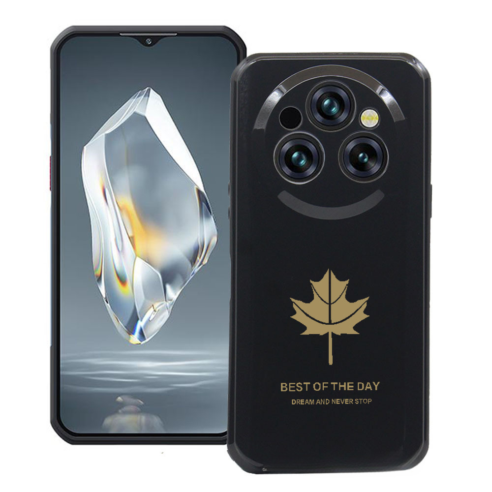 For Oukitel WP35 Phone Case Soft Shockproof Camera Protection Maple Leaf Shape for Oukitel WP 35 Cov