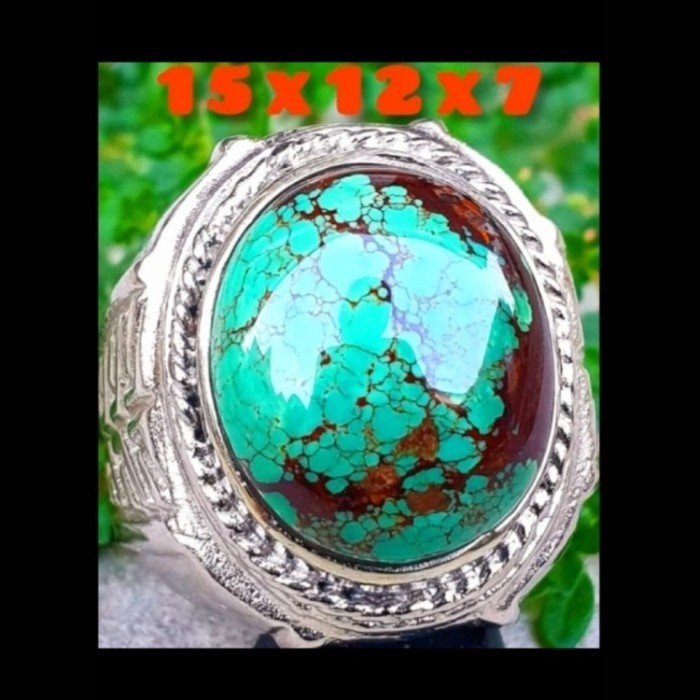 Pirus Persia Neyshabur hijau tosca ceplok kuro urat emas HQ size kantoran mumbul