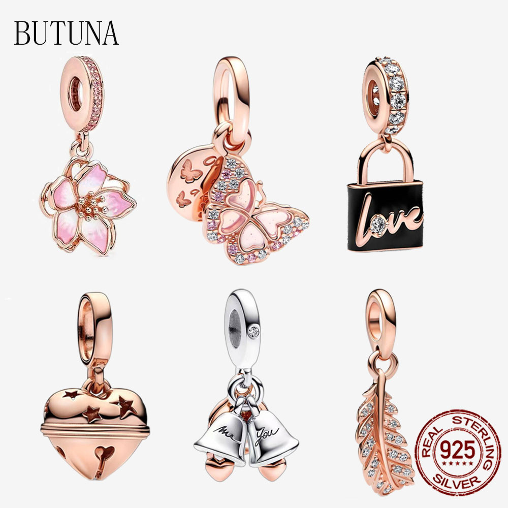 Authentic 925 Sterling Silver Festival Bell Charms Beads Fit Original Pandora Bracelet  Jewelry DIY 