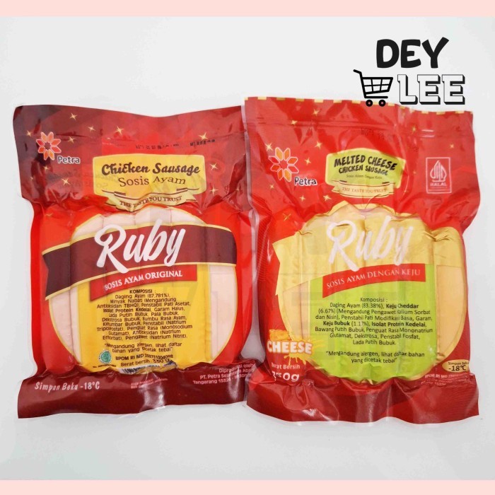 

RUBY Sosis Ayam 330g ALL VARIANT Frozen Food Bandung