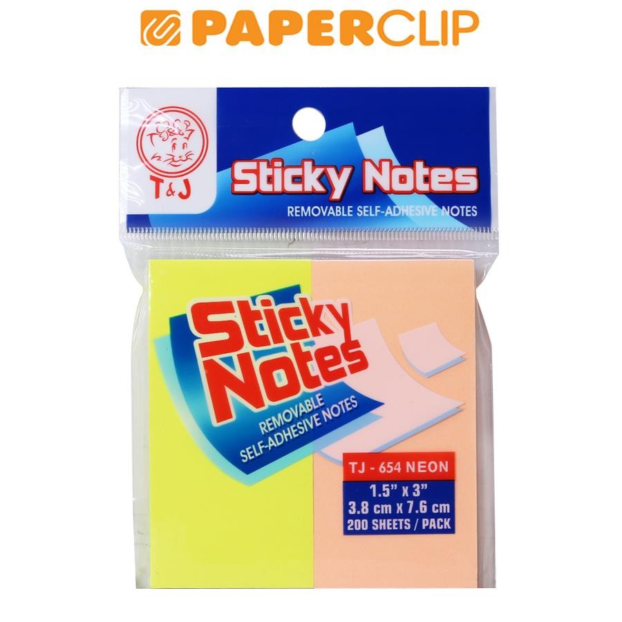 

STICK NOTE T&J 654 NEON