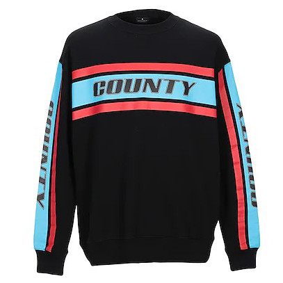Marcelo Burlon Country Stripes Crewneck / Crewneck Branded Original