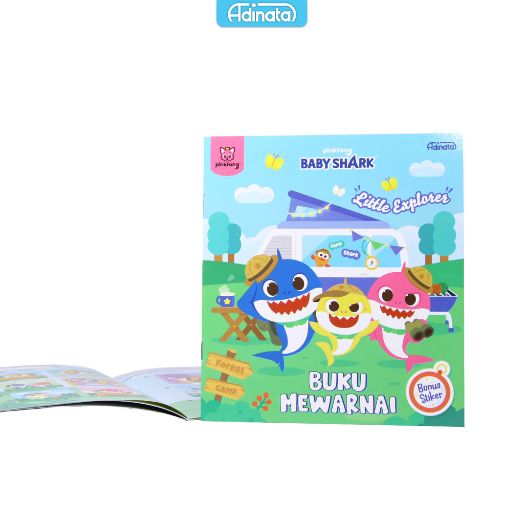 

Baby Shark Coloring Book S 2430-4014 / Buku Mewarnai / Buku Aktivitas anak / Adinata