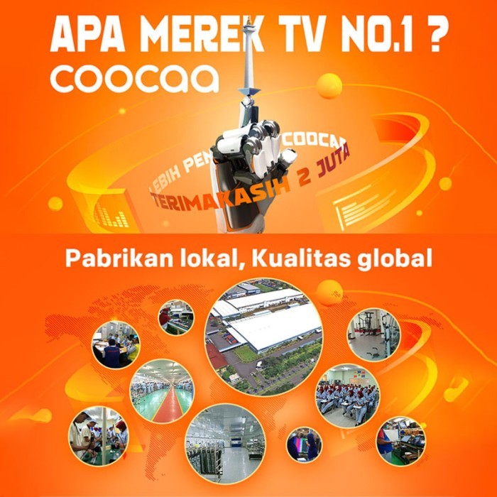 COOCAA 55 inch Smart TV-4K UHD-Dolby Audio Coocaa 55S3UPRO