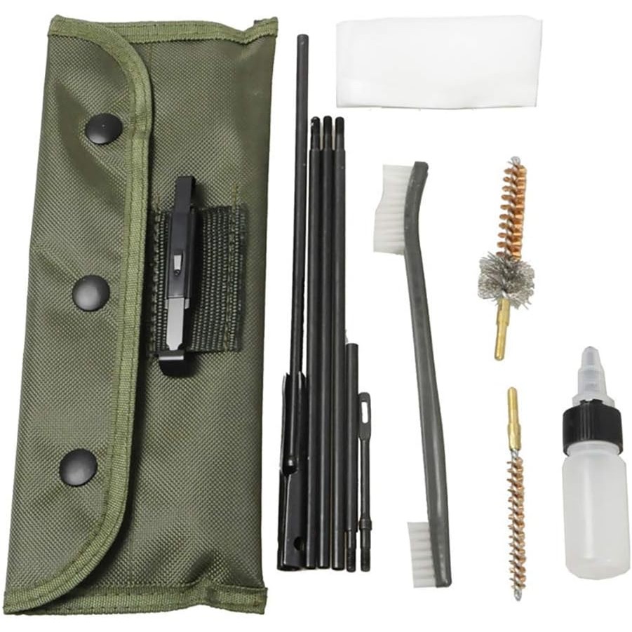 Gun Cleaning Kit Set Pistol Brushes Cleaner for 5.56mm .223 22LR .22 Cal