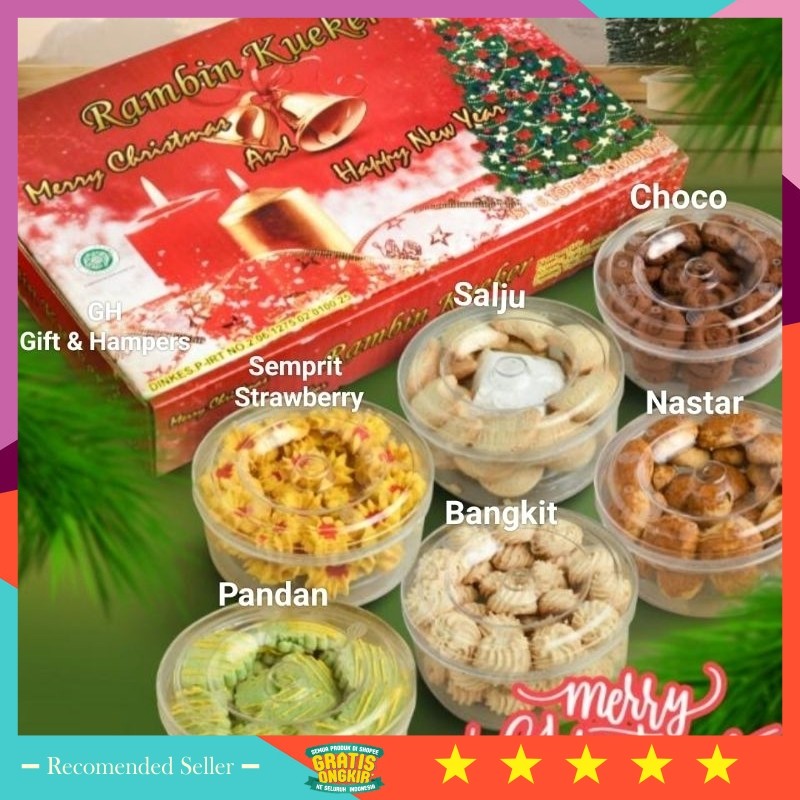 

Cocok buat pacar kado istri suami hampers murah natal / KUE KERING NATAL & TAHUN BARU ISI 6KTK/ PAKET BESTSELLER BHN PREMIUM/TERIMA RESELLER&GROSIR/ HAMPERS