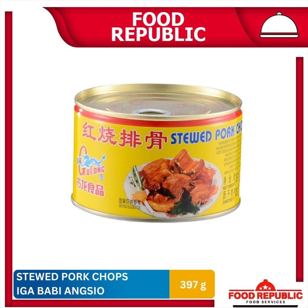

Gulong Stewed Pork Chops 397 Gr Daging Iga Babi Angsio Samcan Kaleng