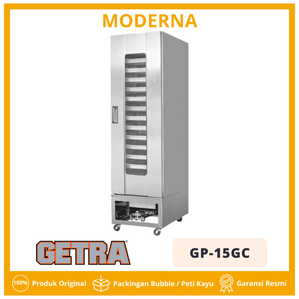 GETRA GP 15GC GP-15GC PROOFER ROTI LISTRIK GAS 15 TRAY Original