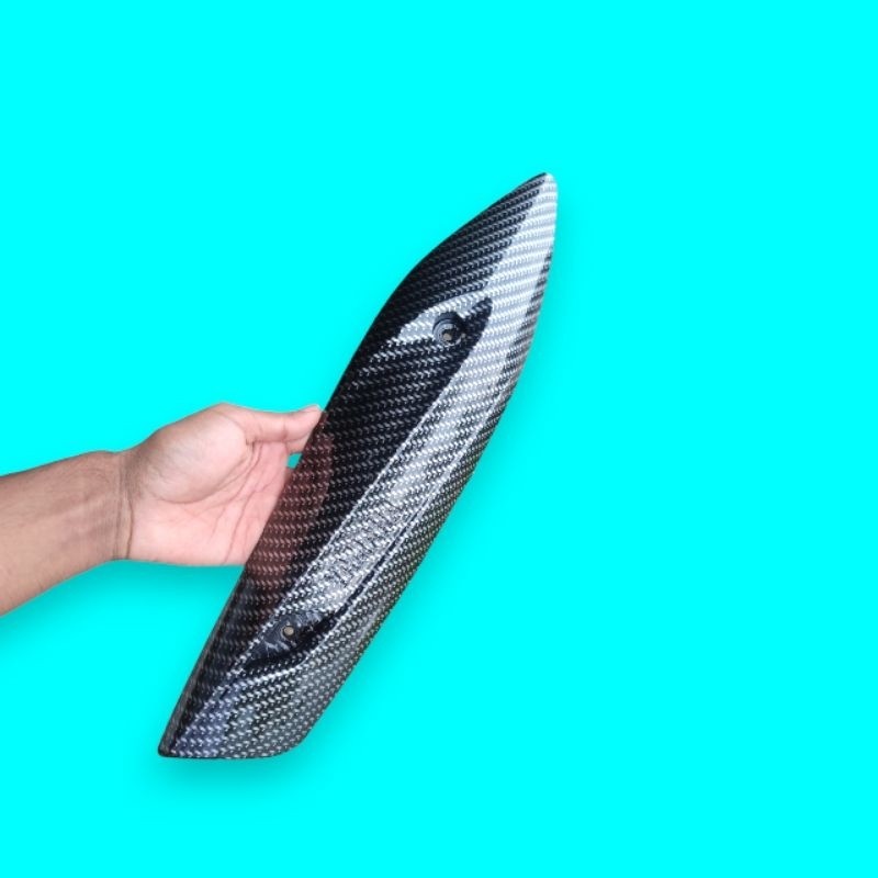 tutup tameng knalpot mio j fino soul gt carbon glossy AES VARIASI 27