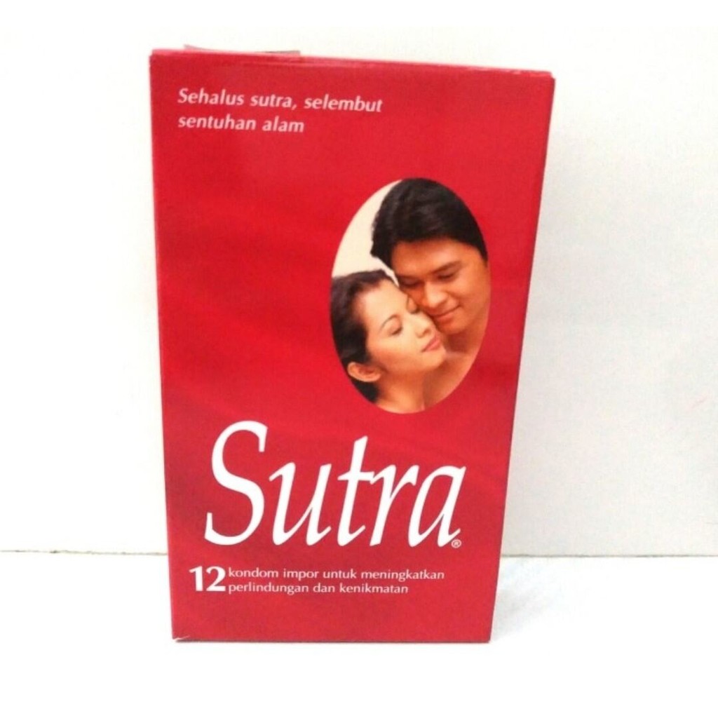 Kondom sutra sutera merah 1 dus isi 12 pcs