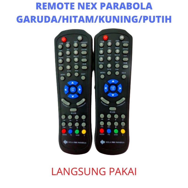 REMOTE REMOT NEX PARABOLA DIGITAL RECEIVER MERAH KUNING GARUDA MATRIX BURGER S2 MOLA MATRIX GARUDA