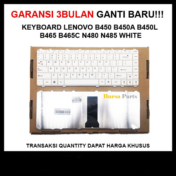 Keyboard Lenovo B460 Y450 Y450 Y450A Y450G Y460 White .