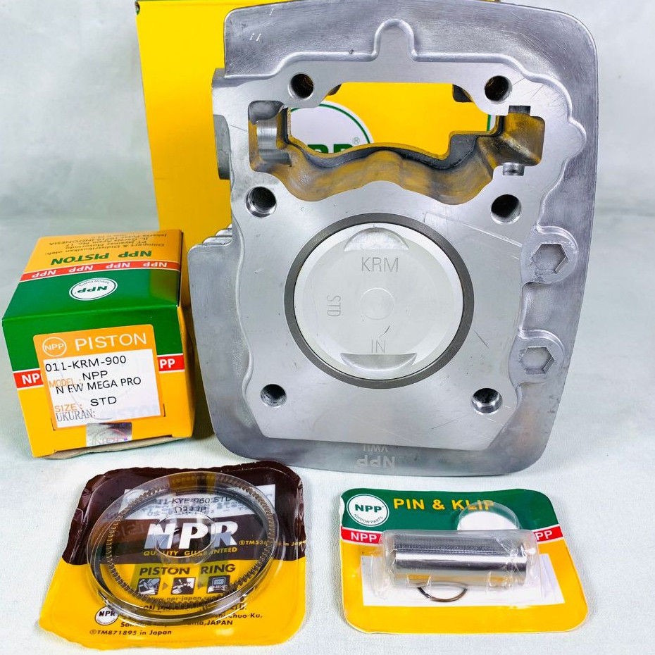 BLOK NEW MEGAPRO NPP BLOK MP MONO NPP CRF VERZA SET PISTON STD PNP M18 RACING