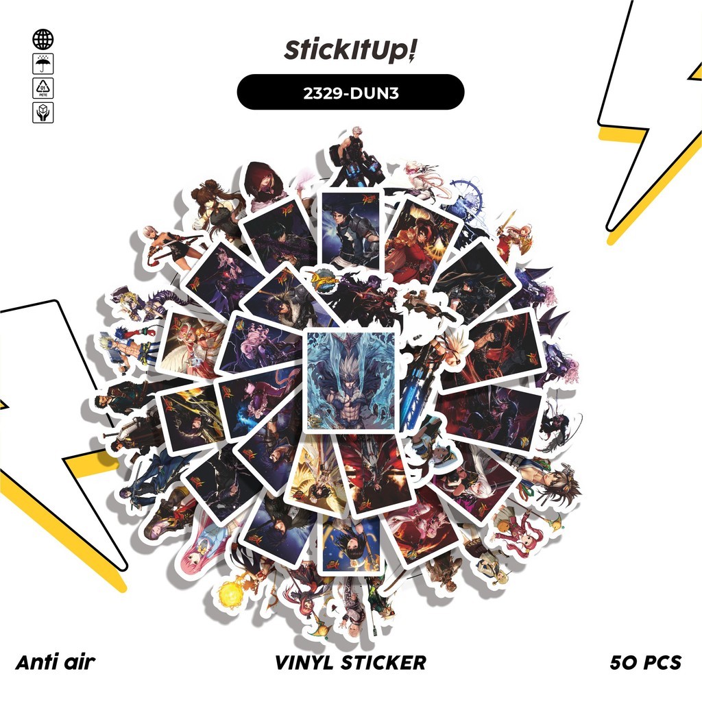 

COD✨ 50 Pcs Stiker GAME SERIES DUNGEON FIGHTER CHAR MIX 03 Lucu Anti Air Untuk Dekorasi Notebook Sepeda Skateboard Handphone DIY