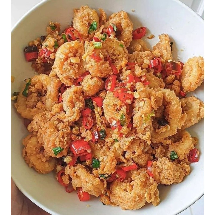 

MAKAN MASAKAN RUMAHAN "UDANG CABE GARAM" (PORSI FAMILY 2-3x MAKAN)