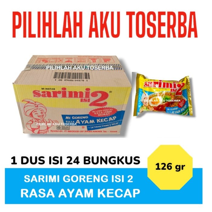 Mie Instant SARIMI GORENG ISI 2 Rasa AYAM KECAP - ( Harga 1 DUS )