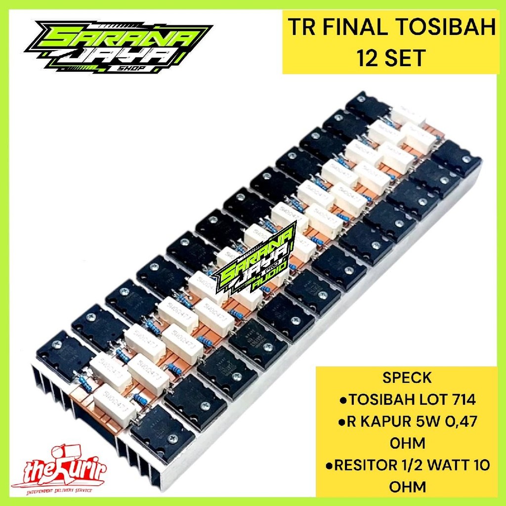 TR Final Rangkaian 12 Set Amplifier Terbaru