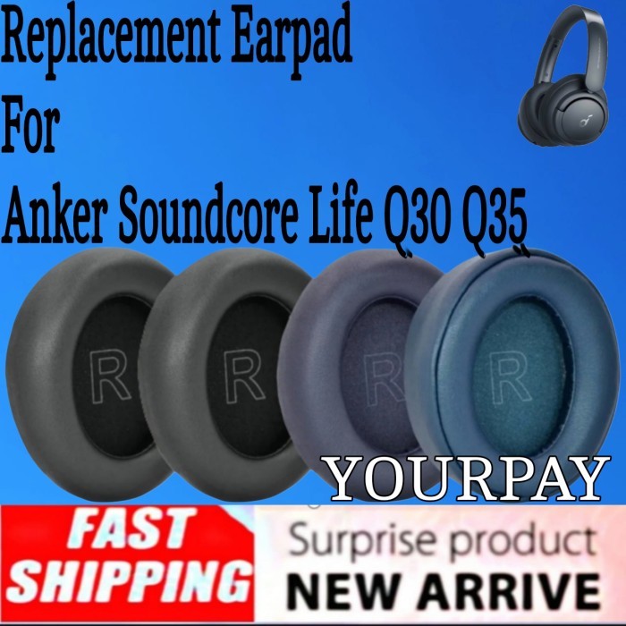 Earcup Busa Earpad Headphones  Anker Soundcore Life Q30 Q35