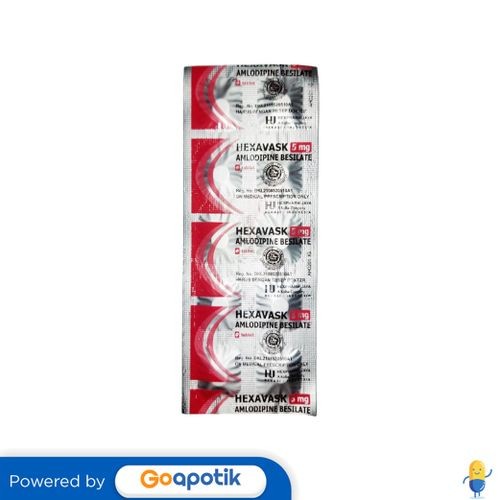 Hexavask 5 Mg Strip 10 Tablet